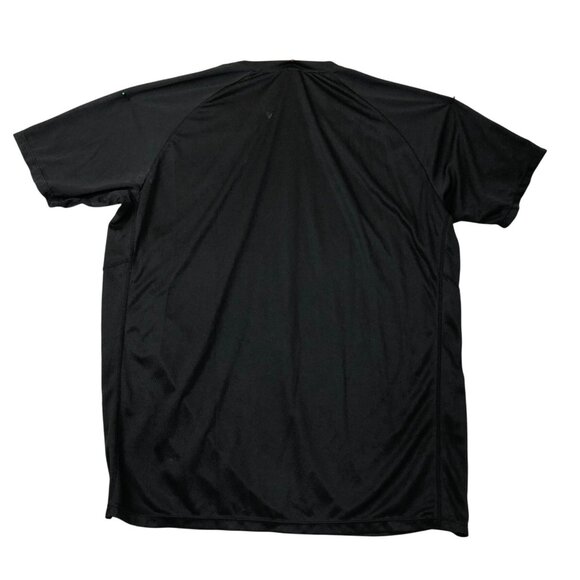 Neleus Mens Athletic T-Shirt Size XL Black Short Sleeve Running Activewear Mesh - Picture 2 of 9